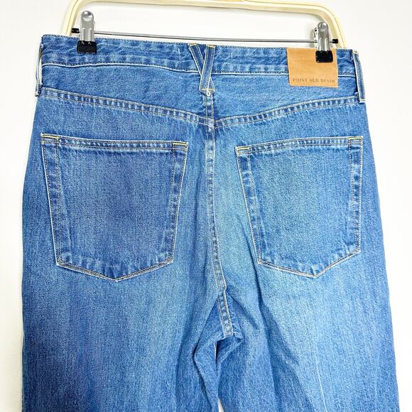 J Crew Point Sur Womens Jeans Nipped Straight Leg Stretch Rodeo Wash Size 29 - Picture 5 of 11